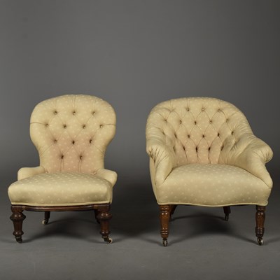 Lot 356 - TUB CHAIR AND NURSING CHAIR (2)