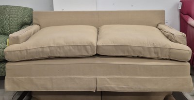 Lot 444 - SOFA, TRADITIONAL STYLE