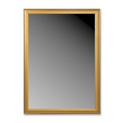 Lot 318 - WALL MIRROR, RECTANGULAR