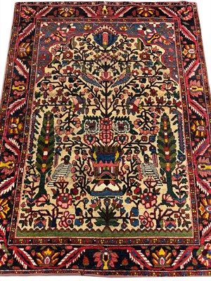 Lot 276 - ANTIQUE PERSIAN BAKHTIAR RUG