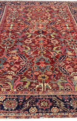 Lot 292 - ANTIQUE PERSIAN KARAJA CARPET