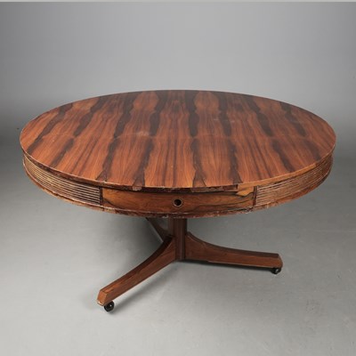 Lot 438 - MID 20TH CENTURY DRUM TABLE
