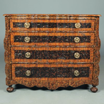 Lot 573 - THEODORE ALEXANDER PAINTED COMMODE