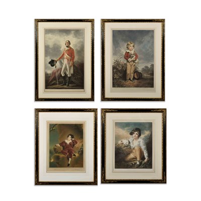 Lot 323 - FOUR TRADITIONAL PRINTS
