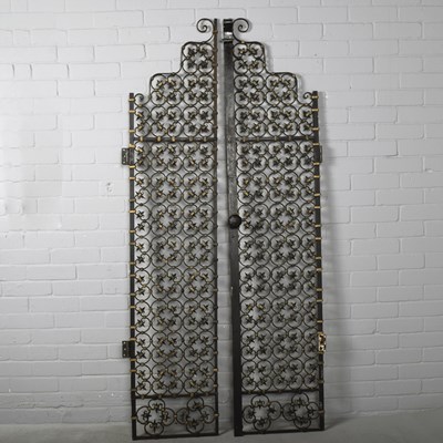 Lot 423 - ANTIQUE WROUGHT IRON GATES