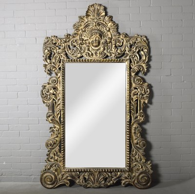 Lot 461 - ROCOCO STYLE WALL MIRROR
