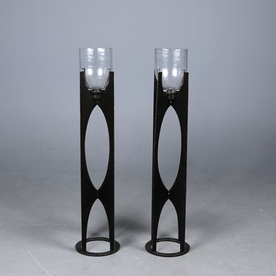 Lot 171 - FLOOR STANDING CANDLEABRA, A PAIR
