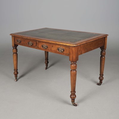 Lot 415 - VICTORIAN WALNUT WRITING TABLE