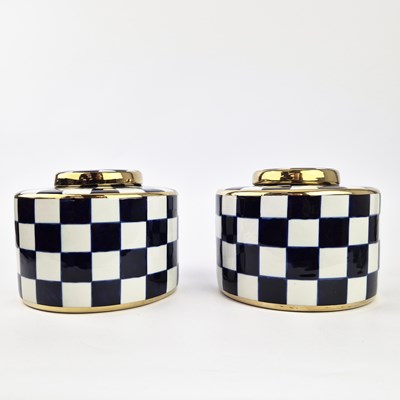 Lot 204 - GINGER JARS, A PAIR
