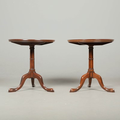 Lot 364 - LAMP TABLES, A PAIR