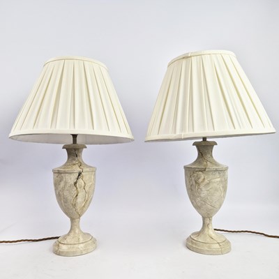 Lot 353 - TABLE LAMPS, A PAIR