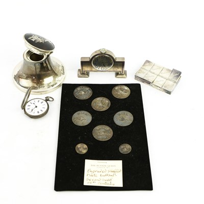 Lot 145 - A COLLECTION OF SILVER AND PLATE. (5)