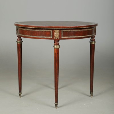 Lot 361 - DEMI LUNE CARD TABLE