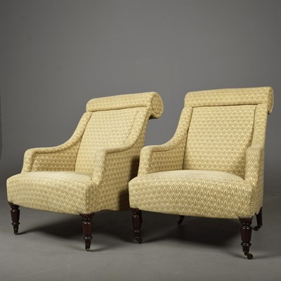 Lot 508 - PAIR OF 19TH CENTURY CONTINENTAL ARMCHAIRS (2)