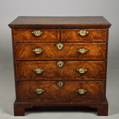 Lot 388 - GEORGE I WALNUT CHEST