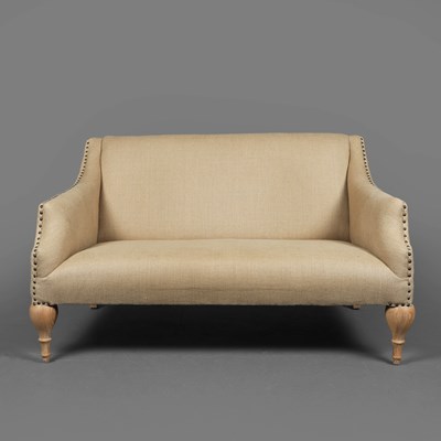 Lot 620 - SOFA, IN NATURAL LINEN