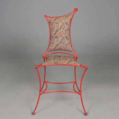 Lot 268 - IN THE MANNER OF JEAN ROYÈRE (FRENCH 1902-1981). SIDE CHAIR.