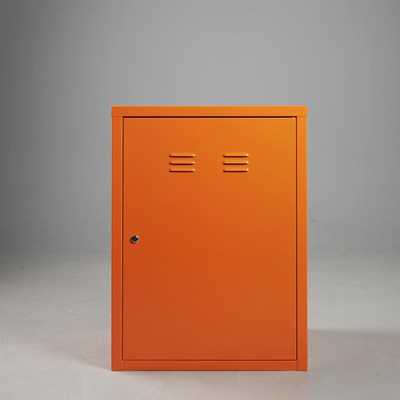 Lot 204 - ORANGE FILING CABINET.