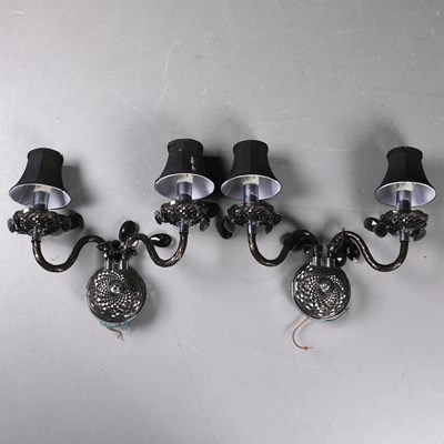 Lot 337 - MUNO ROMEO WALL LIGHTS, A PAIR.