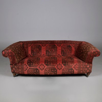 Lot 412 - VICTORIAN CHESTERFIELD SOFA.