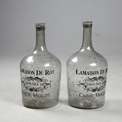 Lot 177 - VINTAGE STYLE BOTTLES, A PAIR.