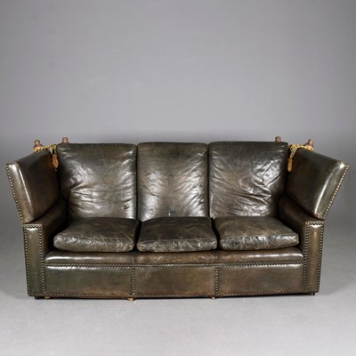 Lot 385 - VINTAGE KNOLE SOFA.