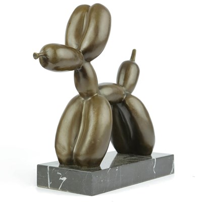 Lot 197 - JEFF KOONS STYLE BALLOON DOG SCULPTURE.