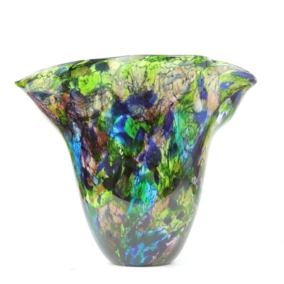 Lot 245 - MURANO STYLE GLASS VASE.