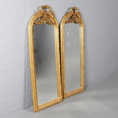 Lot 232 - PIER MIRRORS, A PAIR.