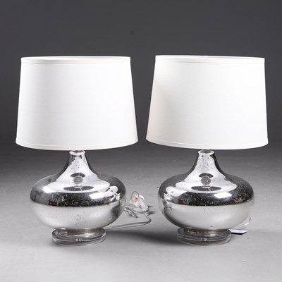 Lot 398 - COACH HOUSE TABLE LAMPS, A PAIR.