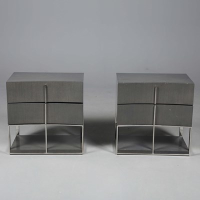 Lot 414 - SIDE CHESTS, A PAIR.