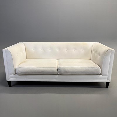 Lot 142 - SOFA, CREAM, CONTEMPORARY STYLE.