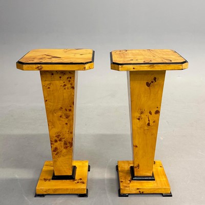 Lot 361 - ART DECO STYLE PEDESTALS, A PAIR.