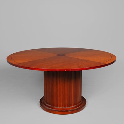 Lot 186 - ART DECO STYLE DINING TABLE.