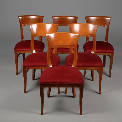 Lot 273 - CLASSIC FURNITURE GROUP DINING CHAIRS, A SET OF 6.