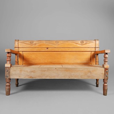 Lot 293 - SWEDISH STYLE BENCH.