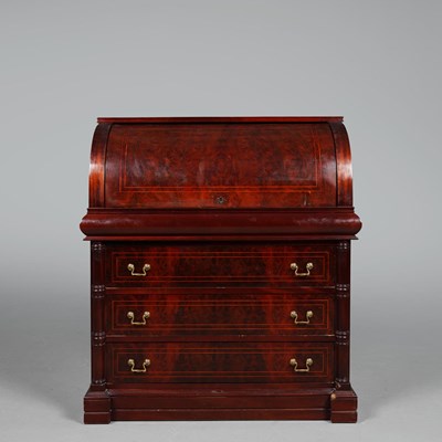 Lot 238 - CYLINDER BUREAU.