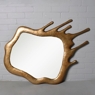 Lot 170 - DRIP DESIGN WALL MIRROR.