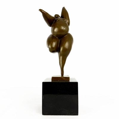 Lot 368 - BOTERO INSPIRED DANCING WOMAN.