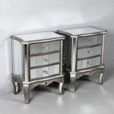 Lot 286 - FRENCH STYLE SIDE CHESTS, A PAIR.