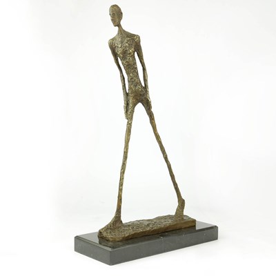 Lot 353 - AFTER ALBERTO GIACOMETTI WALKING MAN STYLE STUDY.