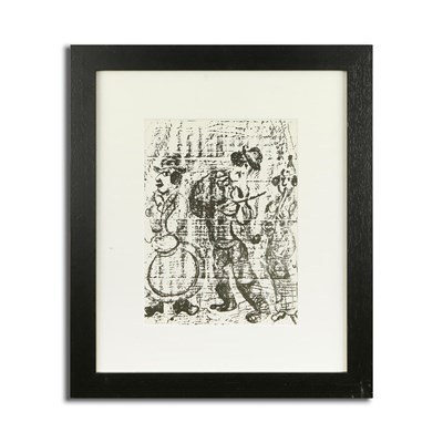 Lot 26 - MARC CHAGALL. LES MUSICIANS VAGABONDS. (d)