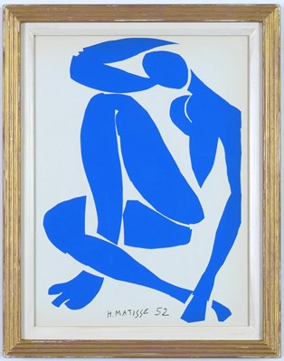 Lot 1 - HENRI MATISSE. NU BLEU III.