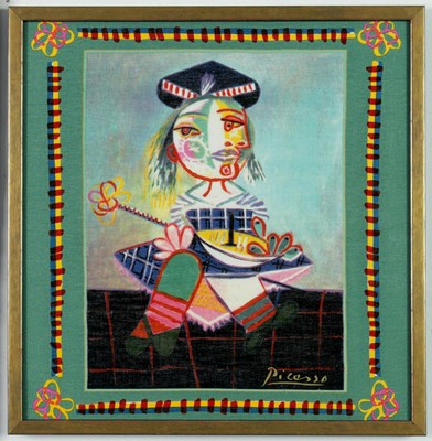 Lot 6 - AFTER PABLO PICASSO. PALOMA ON COTTON.