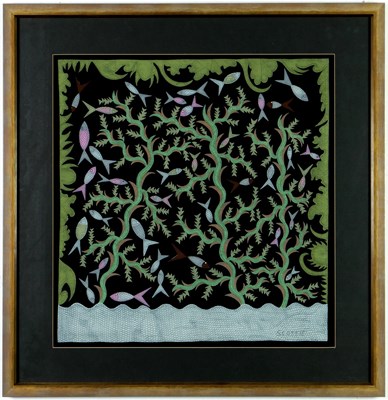 Lot 13 - SCOTTIE WILSON. UNDERWATER GARDEN. (d)