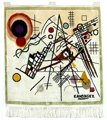 Lot 14 - AFTER WASSILY KANDINSKY. WALL HANGING.