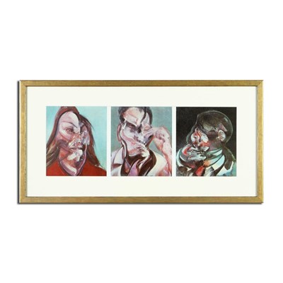 Lot 15 - FRANCIS BACON. THREE STUDIES FOR PORTRAITS, ISABEL RAWSTHORNE, LUCIEN FREUD AND JH, 1966.