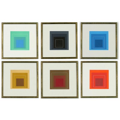Lot 19 - JOSEF ALBERS. WHITE LINE SQUARES.