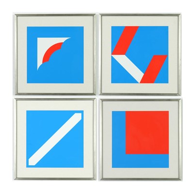Lot 20 - ELLSWORTH KELLY, WILLIAM TURNBULL, BOB BONIES & G PFAHLER. SHAPES OF COLOUR. (d)