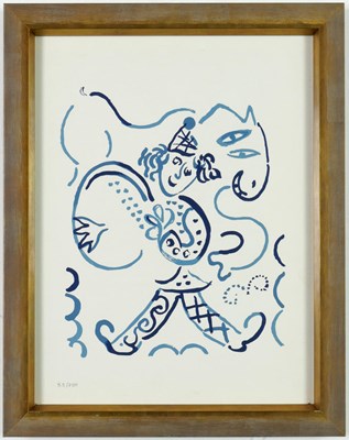Lot 31 - MARC CHAGALL. LE CLOWN. (d)